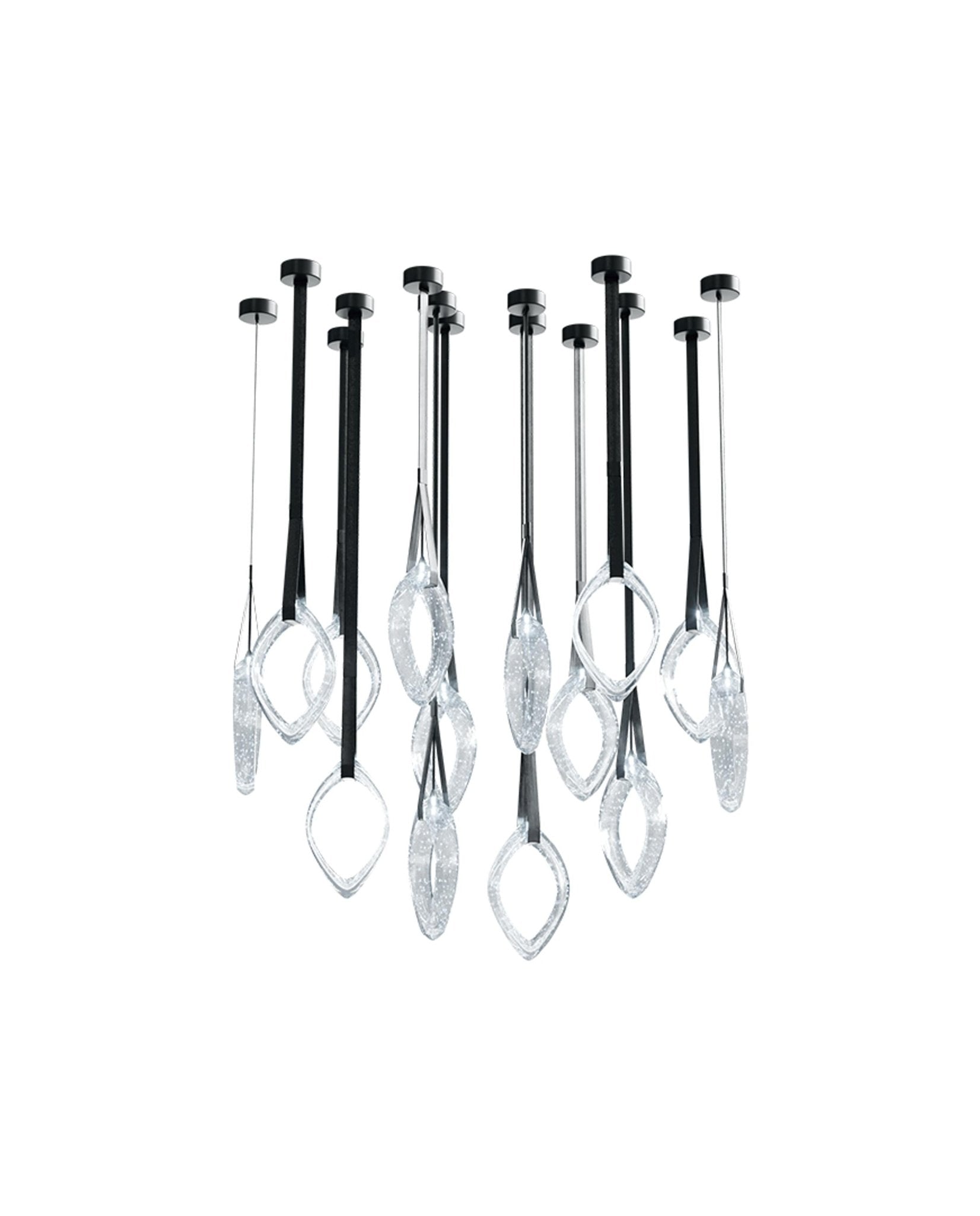 Ivvyne Modern Glass Chandelier - Lamp Outdoor