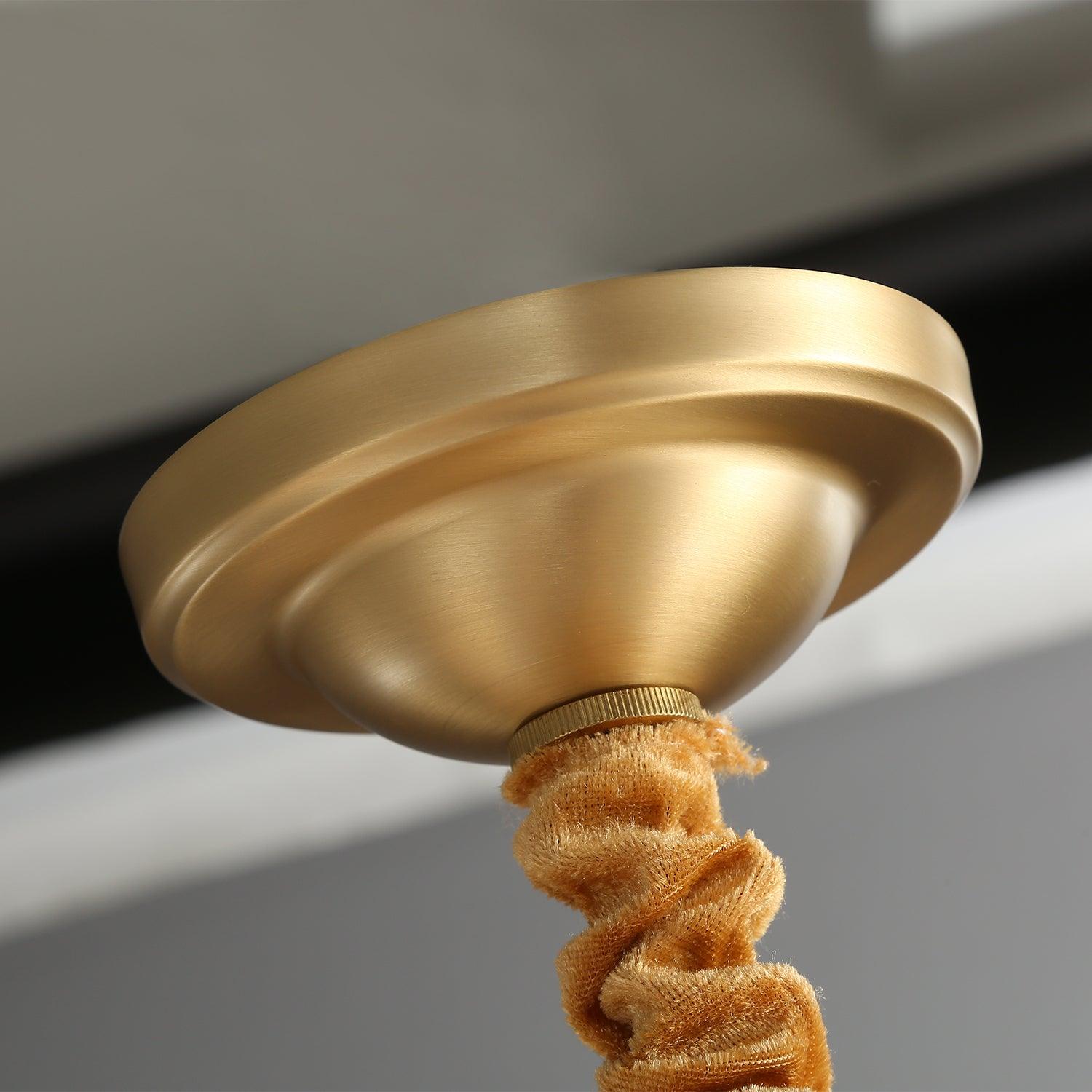 Orrefors Brass Chandelier - Lamp Outdoor