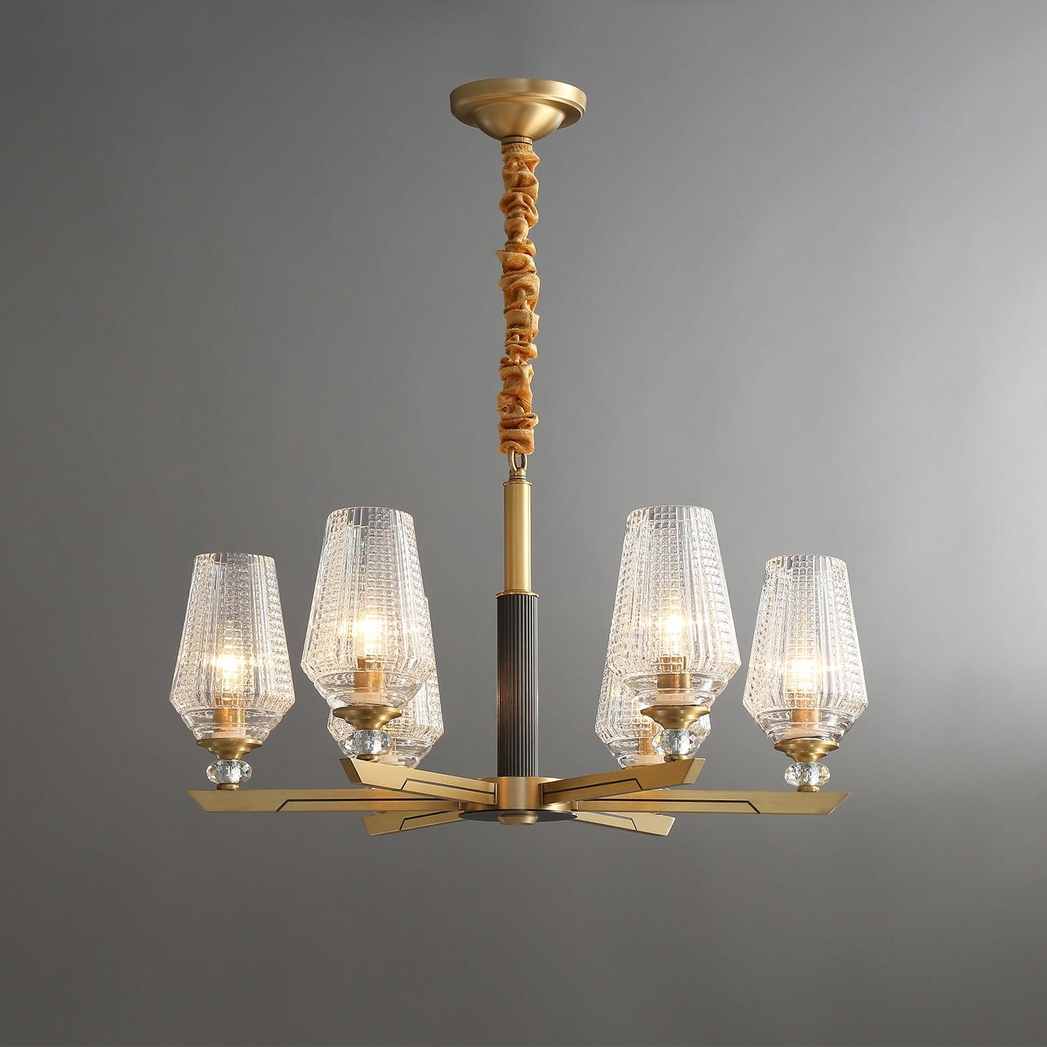 Orrefors Brass Chandelier - Lamp Outdoor