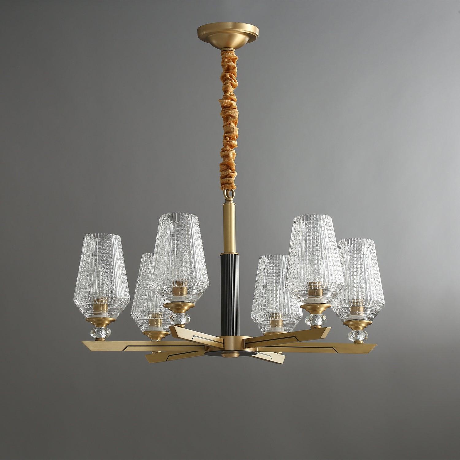 Orrefors Brass Chandelier - Lamp Outdoor