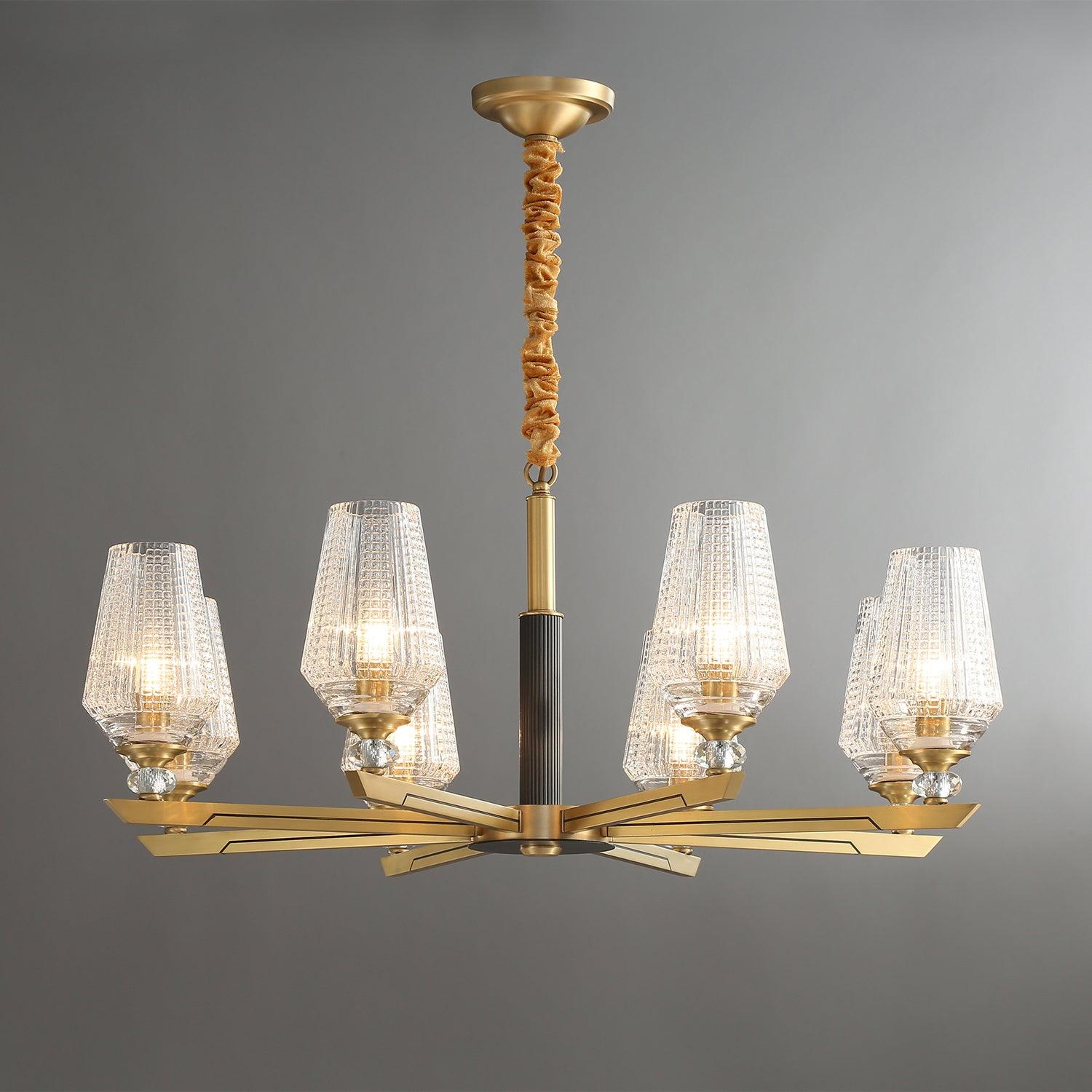 Orrefors Brass Chandelier - Lamp Outdoor