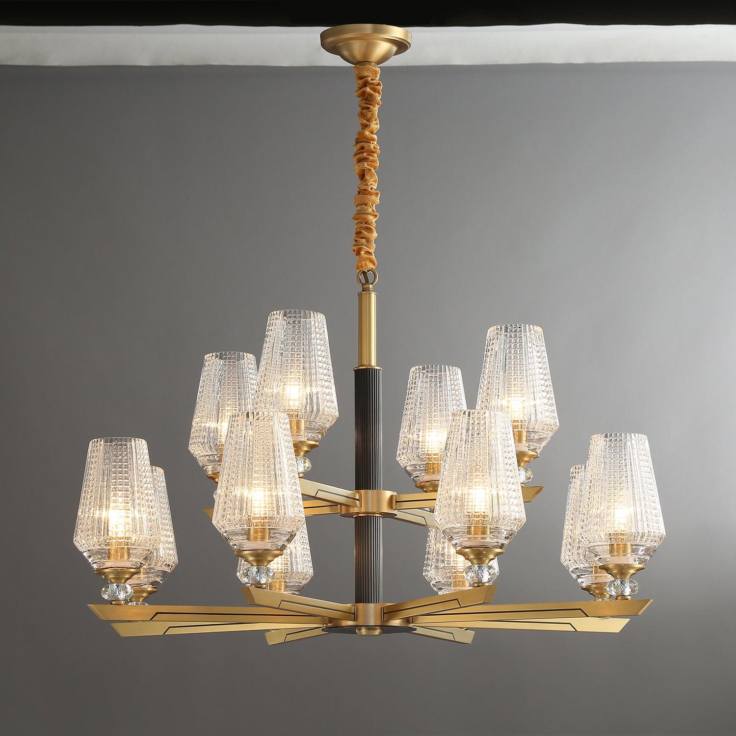 Orrefors Brass Chandelier - Lamp Outdoor