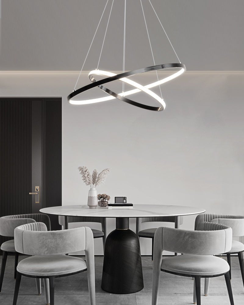 Orrery Rings Chandelier - Lamp Outdoor