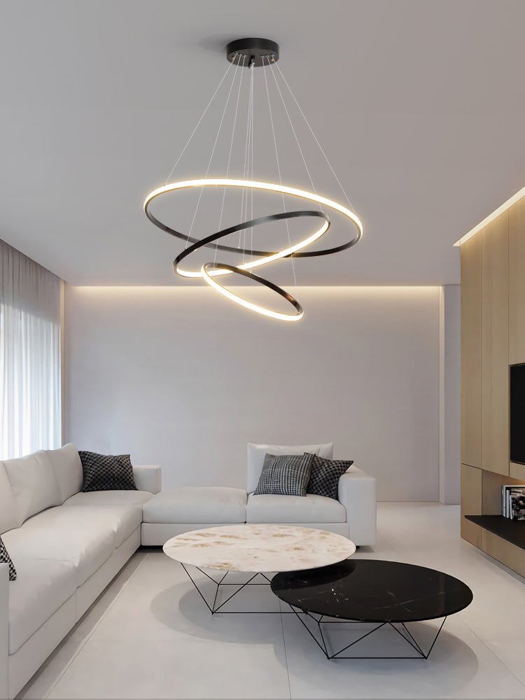 Orrery Rings Chandelier - Lamp Outdoor