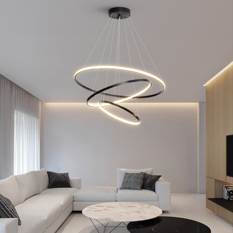 Orrery Rings Chandelier - Lamp Outdoor