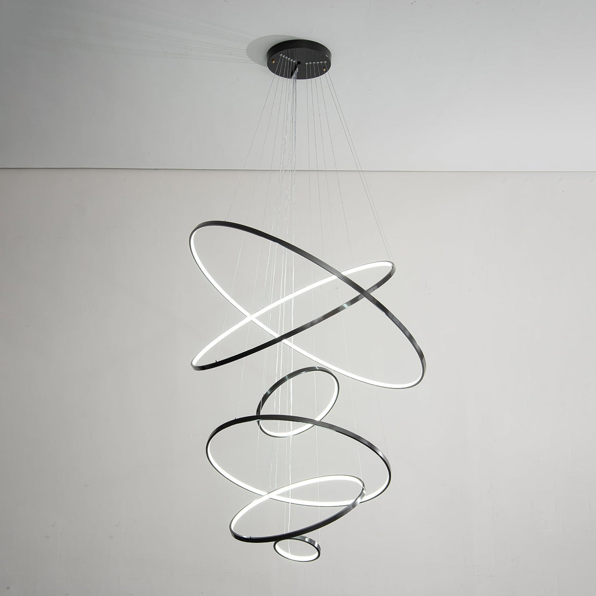 Orrery Rings Chandelier - Lamp Outdoor