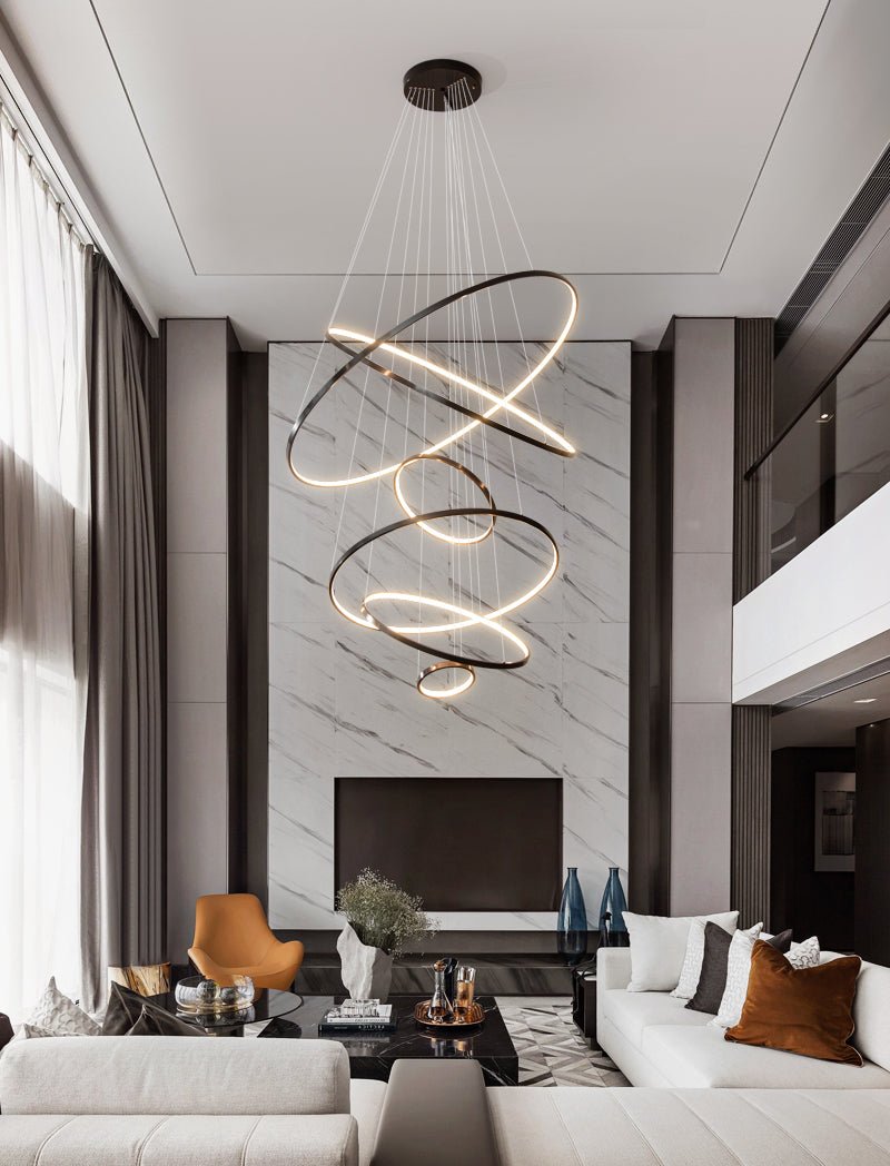 Orrery Rings Chandelier - Lamp Outdoor