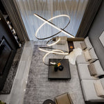 Orrery Rings Chandelier - Lamp Outdoor
