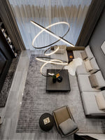 Orrery Rings Chandelier - Lamp Outdoor