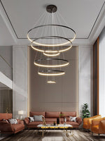 Orrery Rings Chandelier - Lamp Outdoor