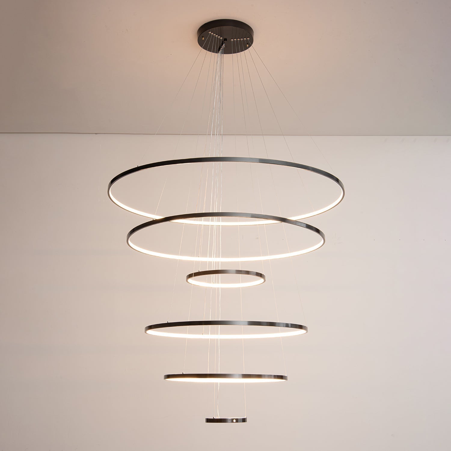 Orrery Rings Chandelier - Lamp Outdoor