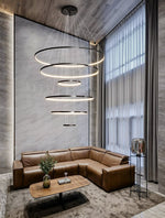 Orrery Rings Chandelier - Lamp Outdoor