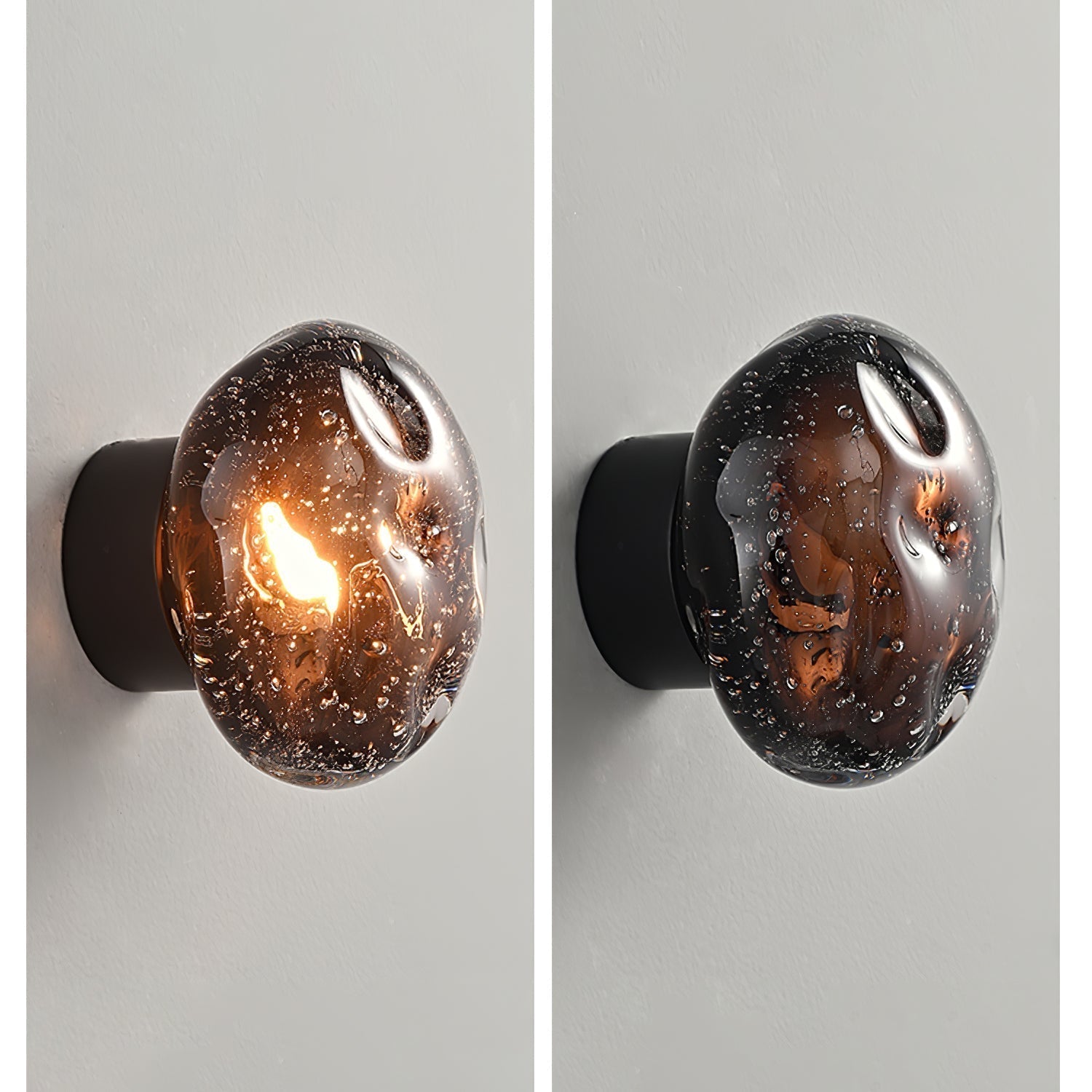 Orrin Molten Glass Wall Light - Lamp Outdoor