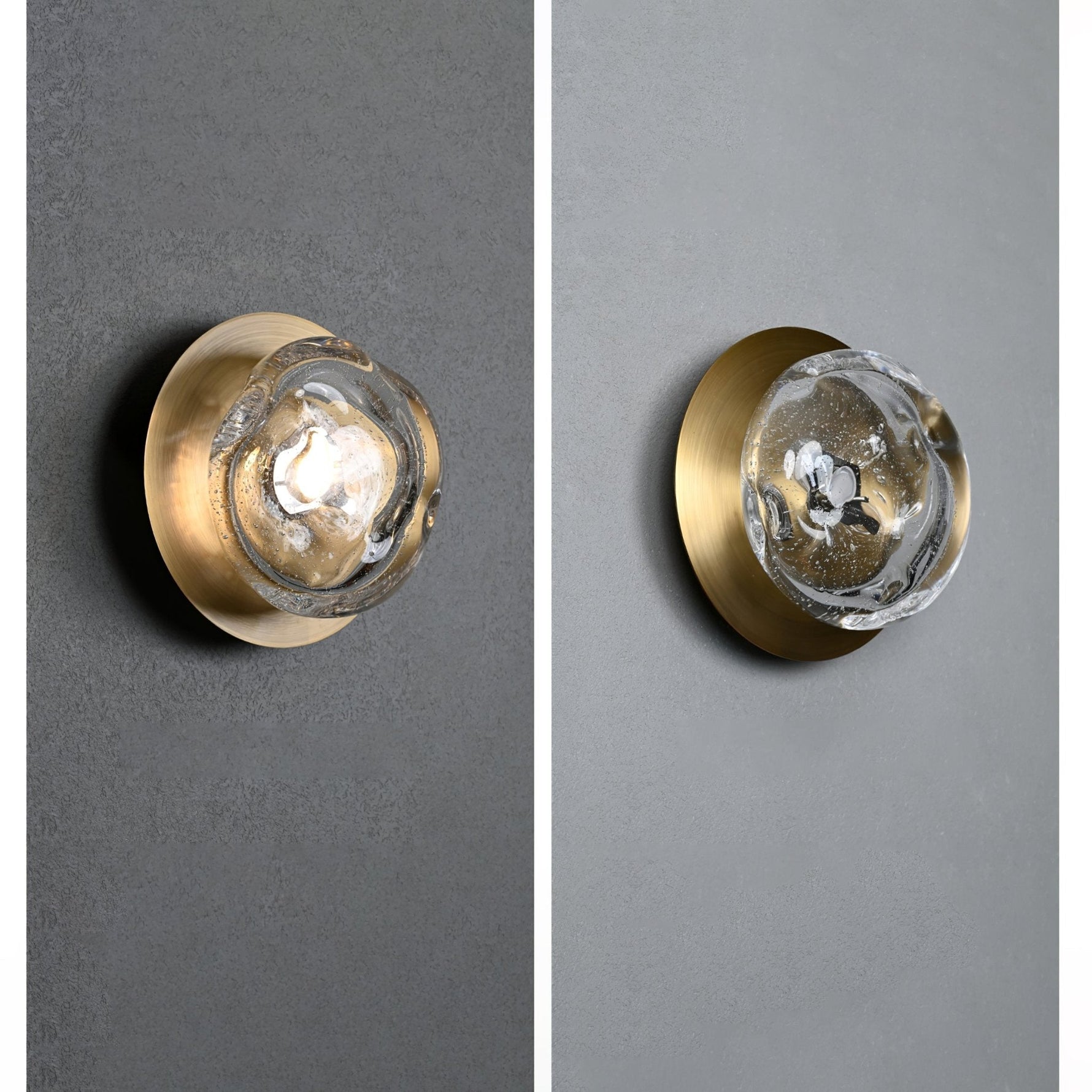 Orrin Molten Glass Wall Light - Lamp Outdoor