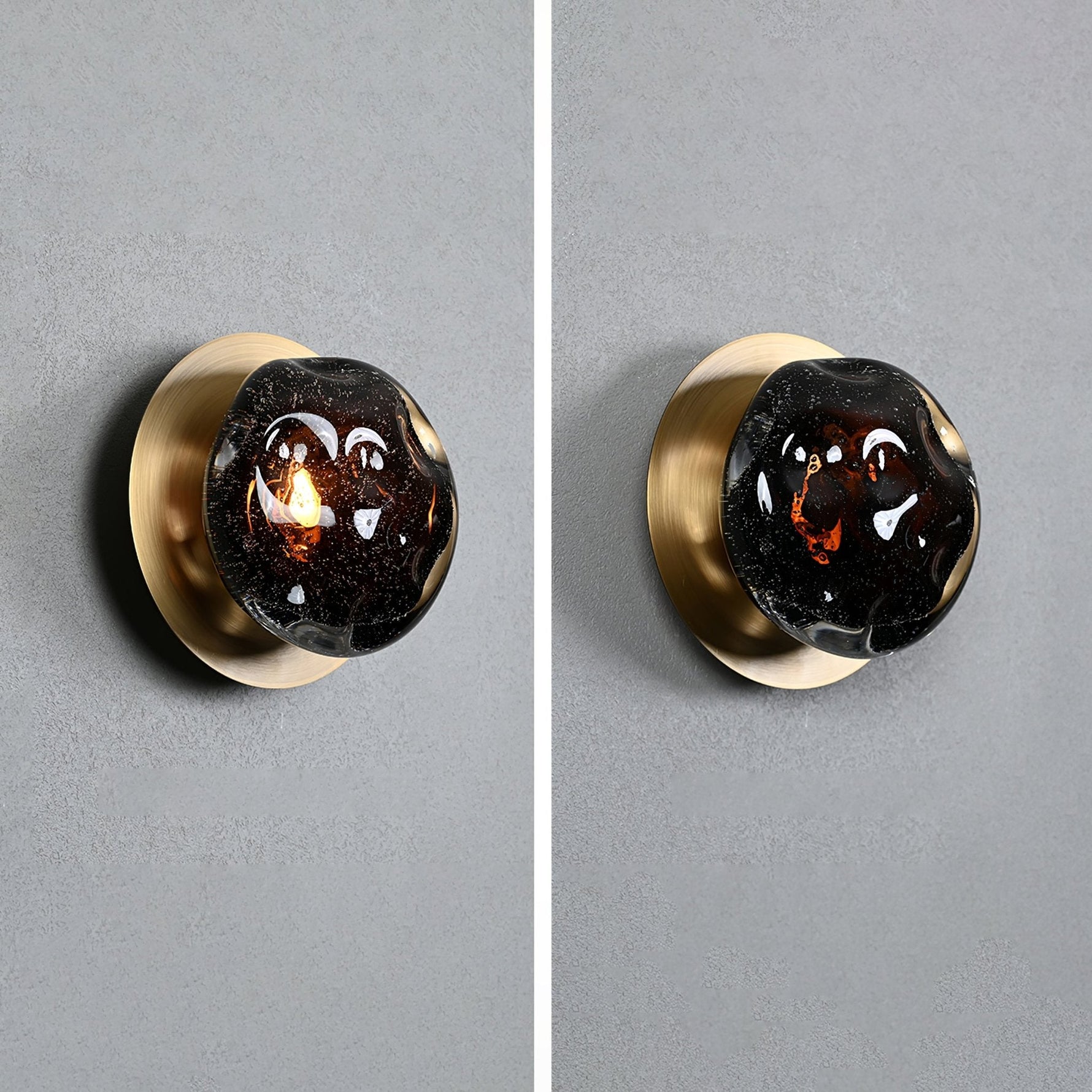 Orrin Molten Glass Wall Light - Lamp Outdoor