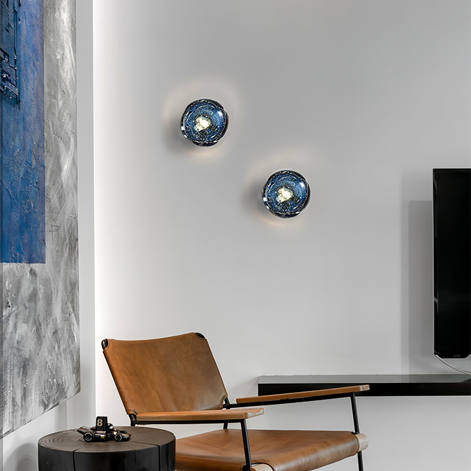Orrin Molten Glass Wall Light - Lamp Outdoor