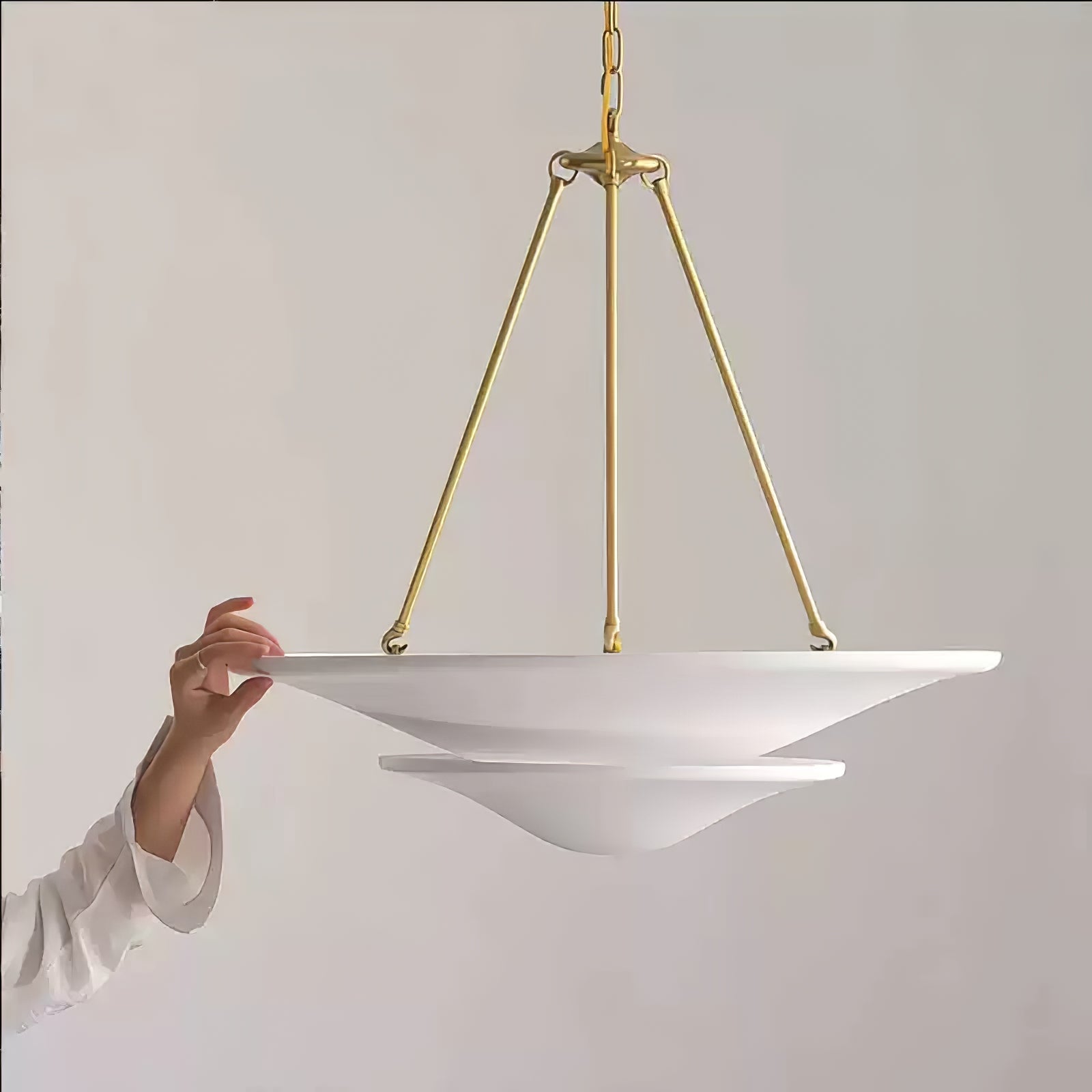 Lunara Modern Plaster Pendant Light - Lamp Outdoor