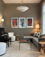 Lunara Modern Plaster Pendant Light - Lamp Outdoor