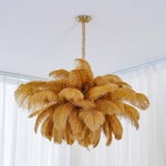 Ostrich Feather Chandelier - Lamp Outdoor