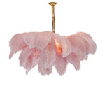 Ostrich Feather Chandelier - Lamp Outdoor