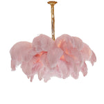 Ostrich Feather Chandelier - Lamp Outdoor