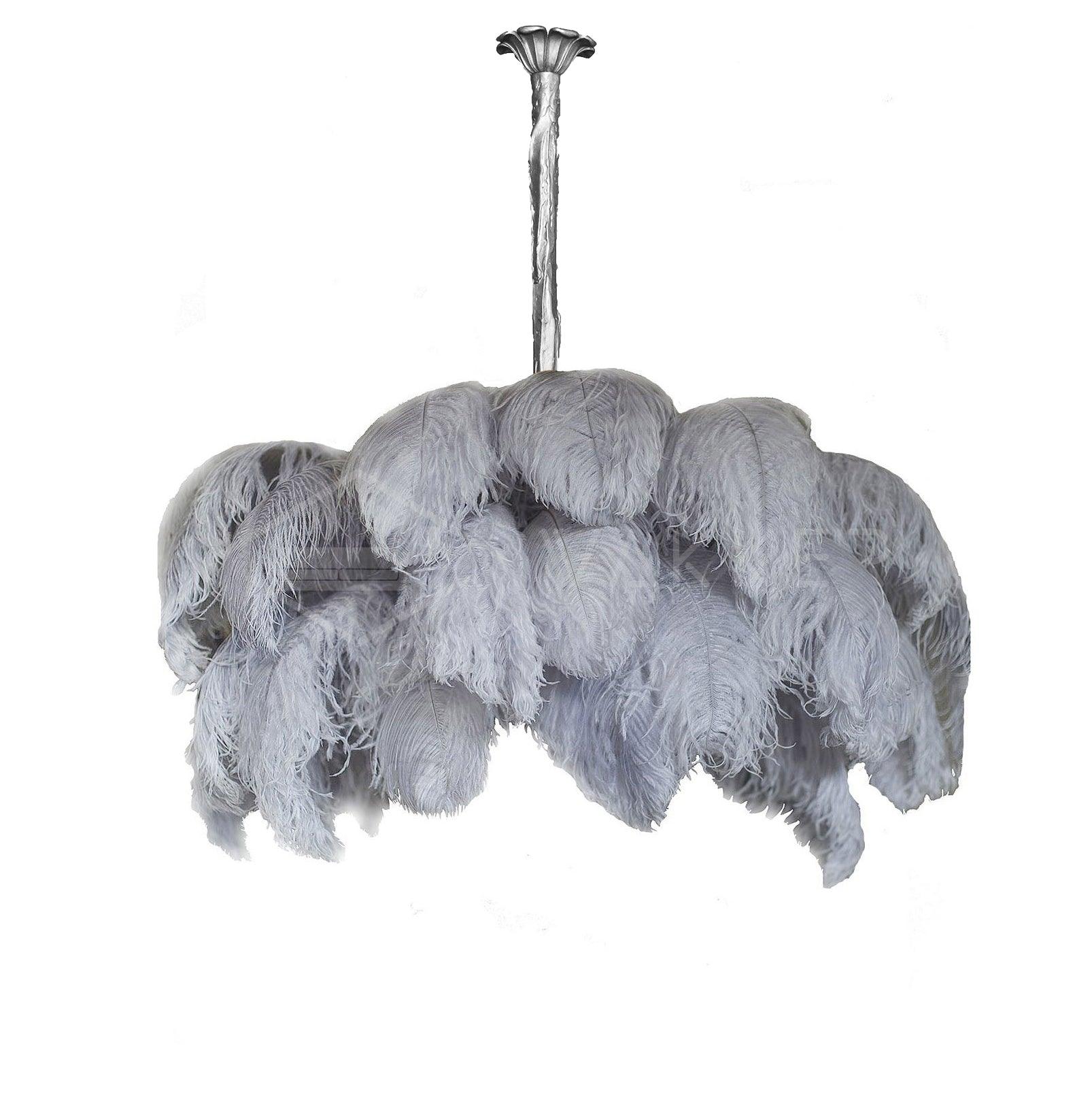 Ostrich Feather Chandelier - Lamp Outdoor