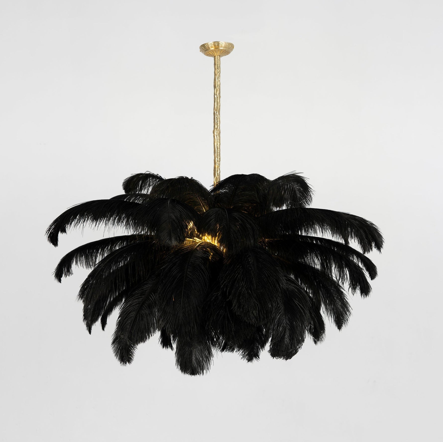 Ostrich Feather Chandelier - Lamp Outdoor