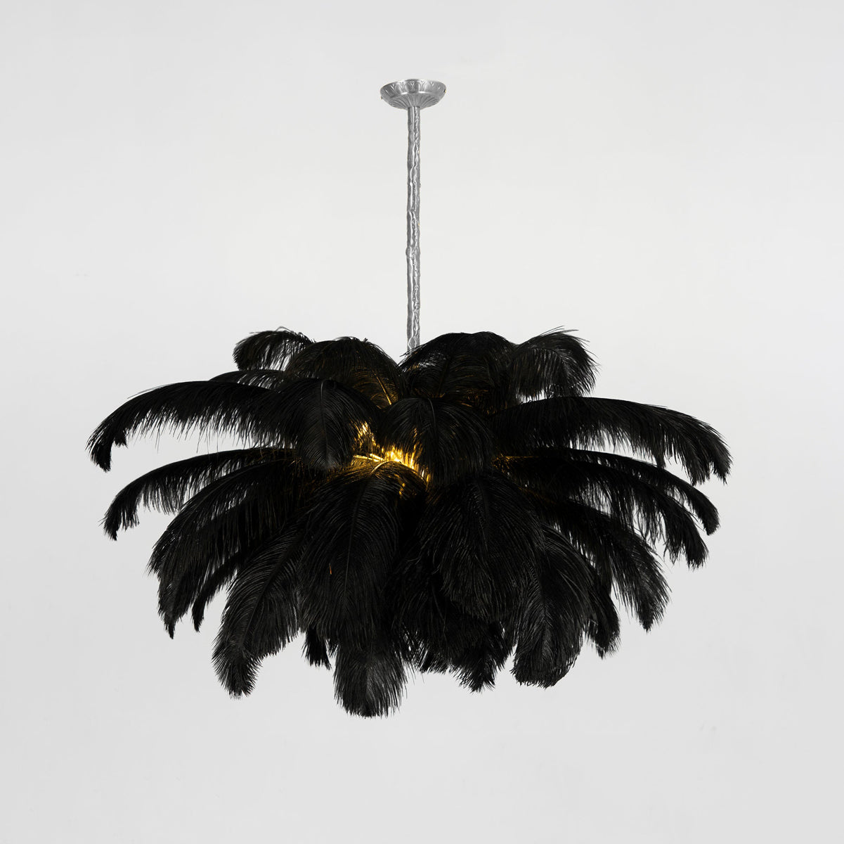 Ostrich Feather Chandelier - Lamp Outdoor