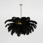 Ostrich Feather Chandelier - Lamp Outdoor