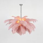 Ostrich Feather Chandelier - Lamp Outdoor