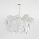 Ostrich Feather Chandelier - Lamp Outdoor