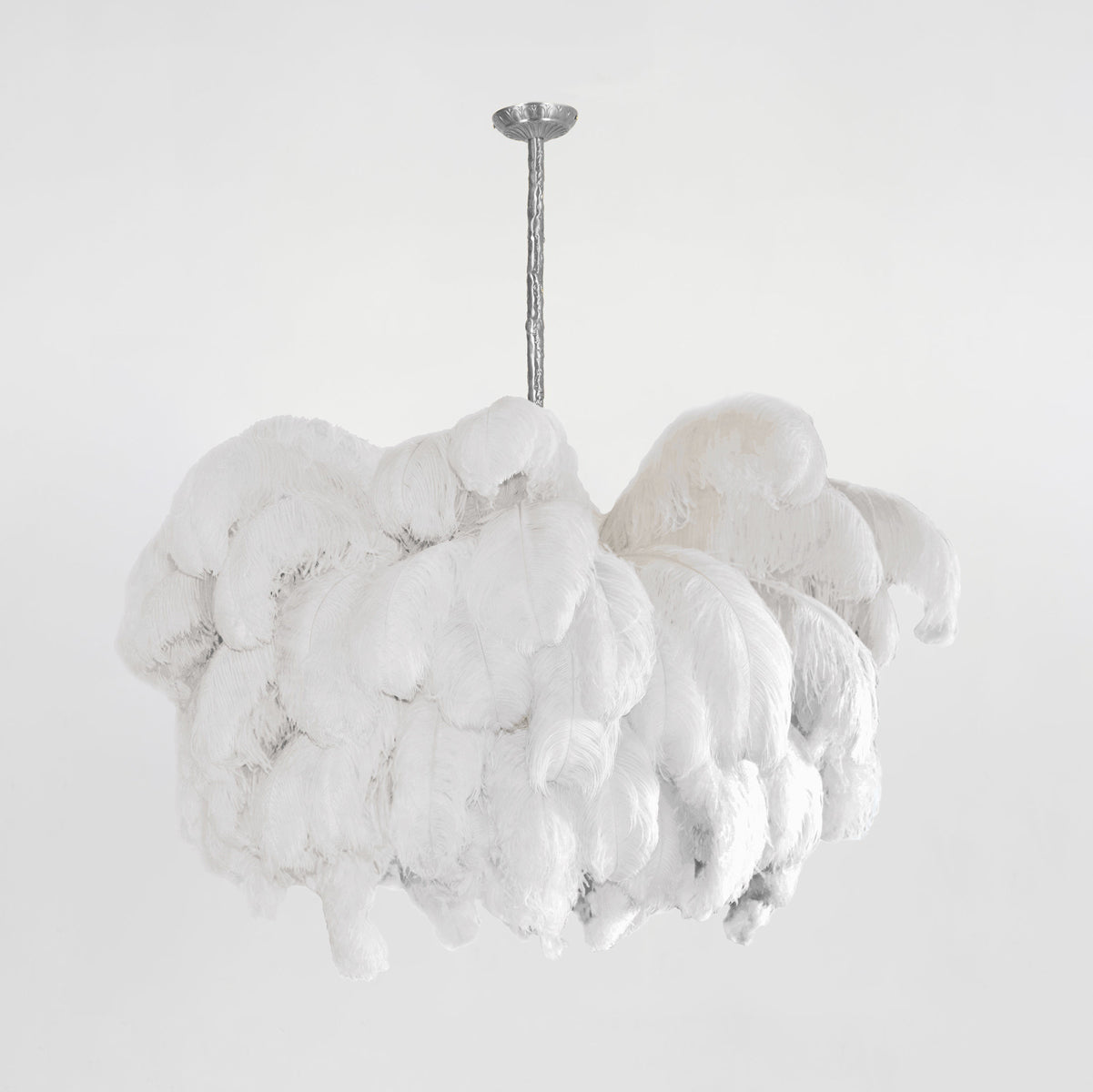 Ostrich Feather Chandelier - Lamp Outdoor