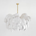 Ostrich Feather Chandelier - Lamp Outdoor