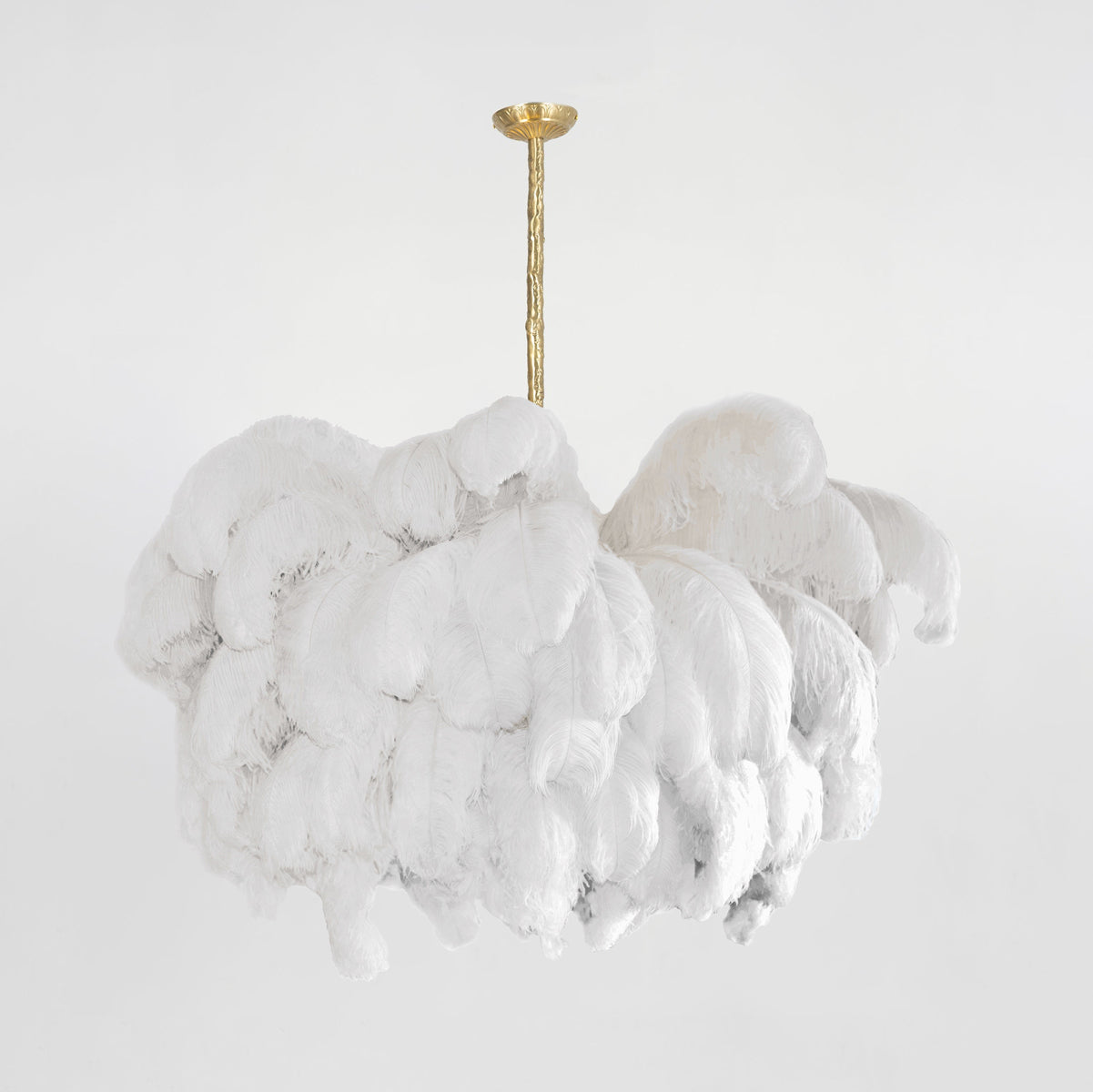 Ostrich Feather Chandelier - Lamp Outdoor