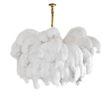 Ostrich Feather Chandelier - Lamp Outdoor