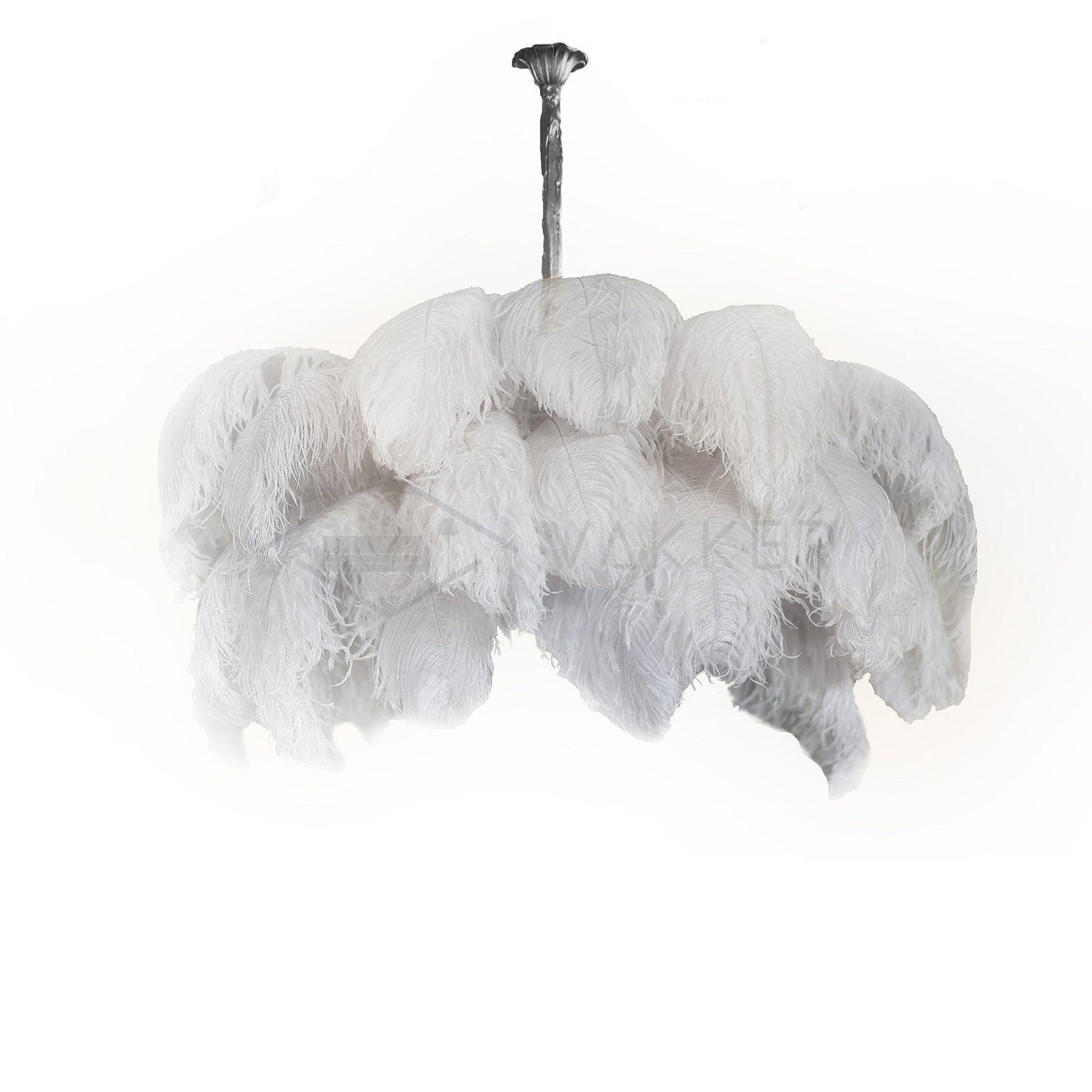 Ostrich Feather Chandelier - Lamp Outdoor