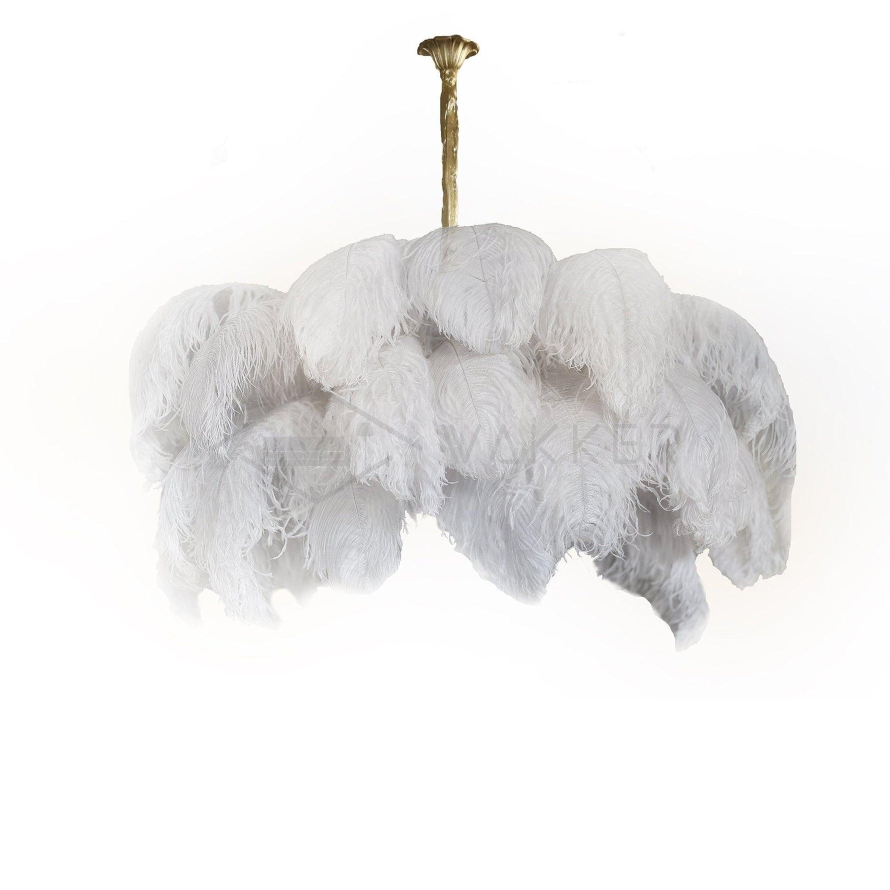 Ostrich Feather Chandelier - Lamp Outdoor