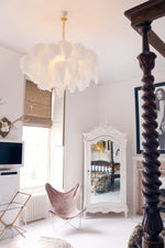 Ostrich Feather Chandelier - Lamp Outdoor