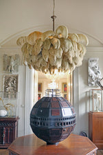 Ostrich Feather Chandelier - Lamp Outdoor