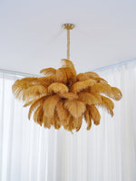Ostrich Feather Chandelier - Lamp Outdoor