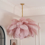 Ostrich Feather Chandelier - Lamp Outdoor