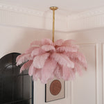 Ostrich Feather Chandelier - Lamp Outdoor
