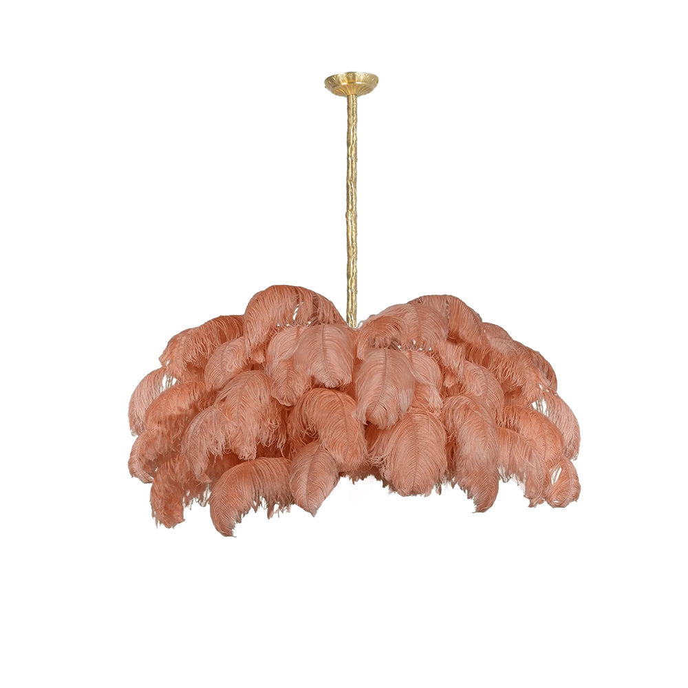 Ostrich Feather Chandelier - Lamp Outdoor