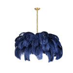 Ostrich Feather Chandelier - Lamp Outdoor