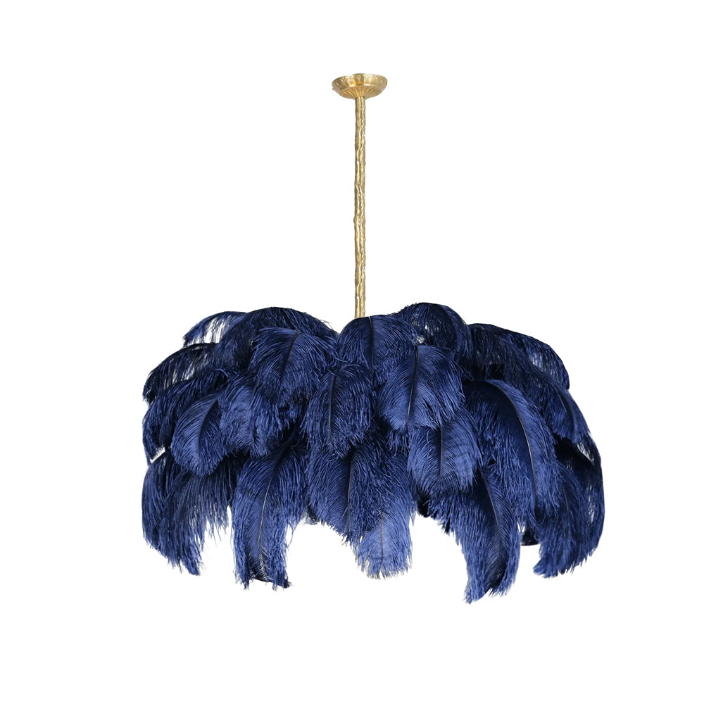 Ostrich Feather Chandelier - Lamp Outdoor
