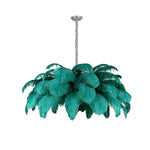 Ostrich Feather Chandelier - Lamp Outdoor