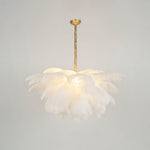 Ostrich Feather Chandelier - Lamp Outdoor