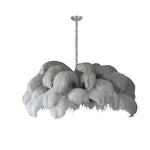 Ostrich Feather Chandelier - Lamp Outdoor