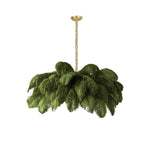 Ostrich Feather Chandelier - Lamp Outdoor