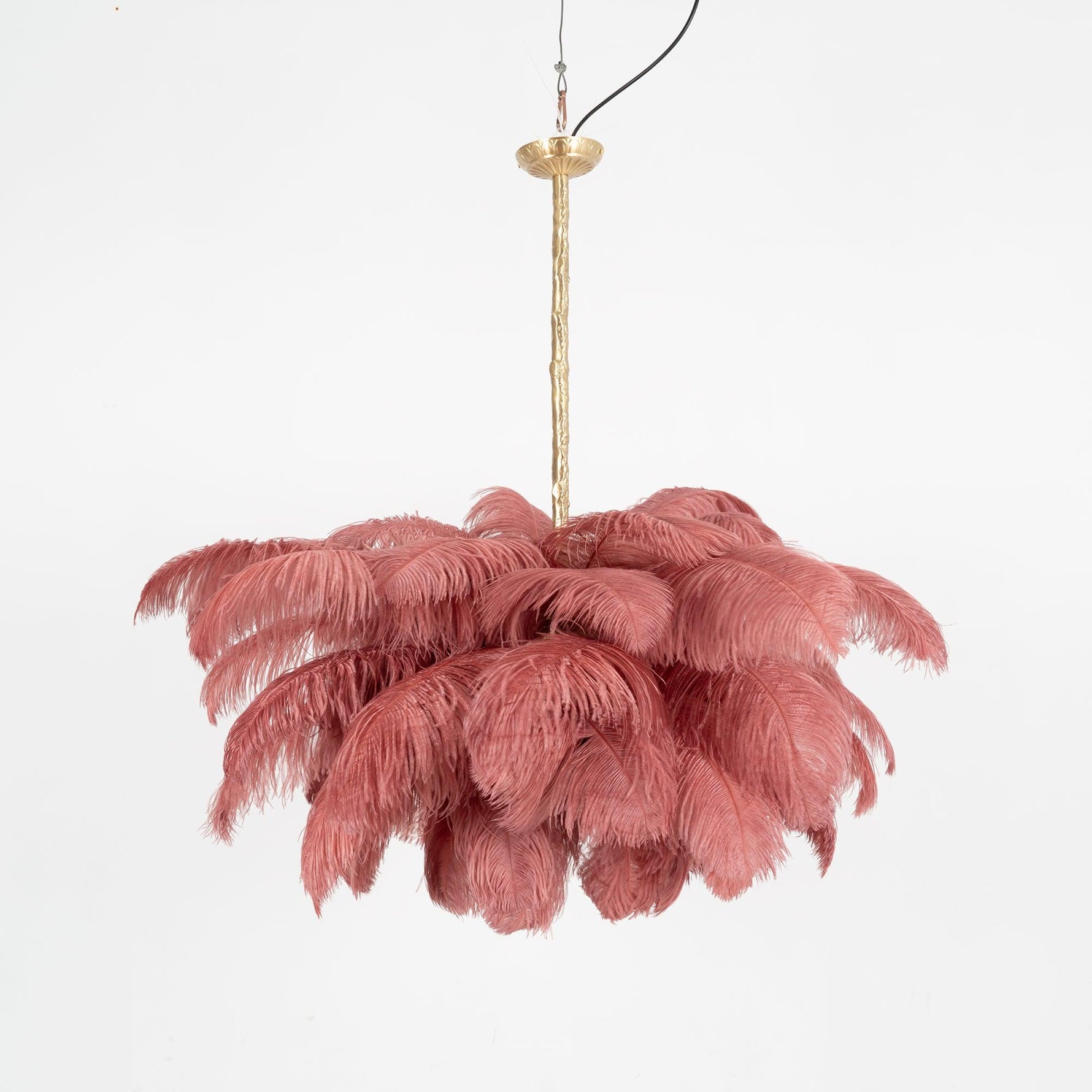 Ostrich Feather Chandelier - Lamp Outdoor